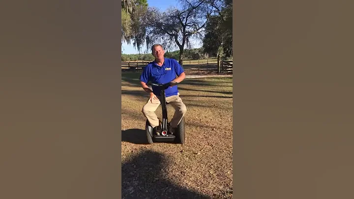 Segway with Glidesaddle Seat demo from Glidesaddle...