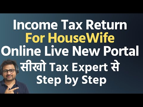 How to File HouseWife Income Tax Return 2022 | File HouseWife Income Tax Return Live