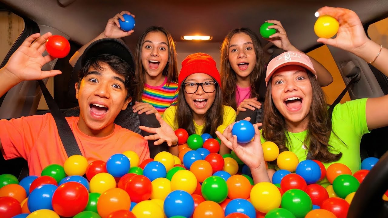 24 HORAS EN EL AUTO CON MIS AMIGOS😱