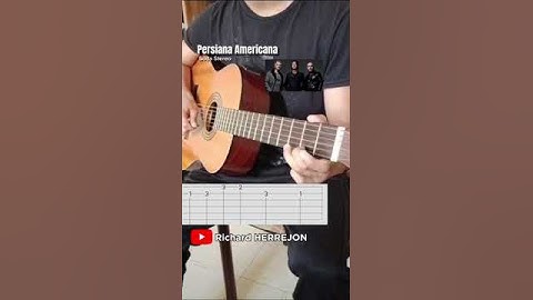 Thumbnail of Persiana Americana Soda Stereo en guitarra acústica
