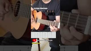 Persiana Americana Soda Stereo en guitarra acústica