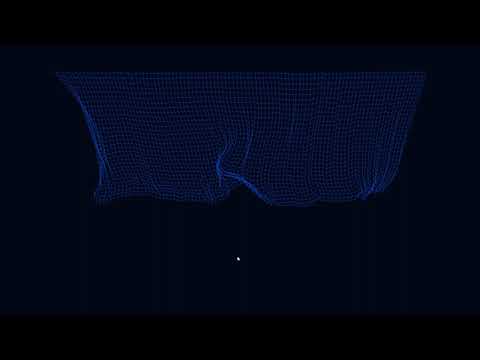 2D Cloth Simulation SDL C++
