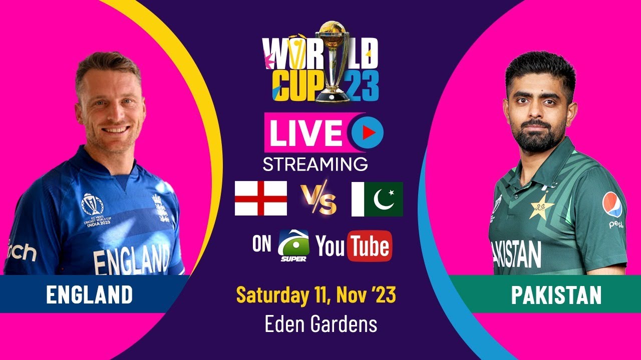 🔴ICC World Cup 2023 Live Score Pakistan vs England 44th Match