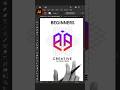Adobe Illustrator 2025 Tips - How to Create AA Letter Logo Design Process #inaa_graphics #short