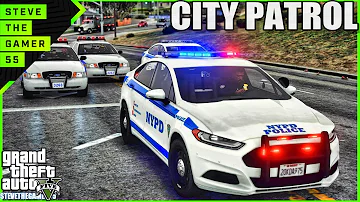 GTA 5 Mod City Patrol| GTA 5 Lspdfr Mod| Live (1440P)