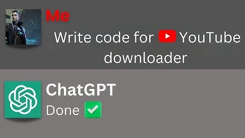 build YouTube downloader #chatgpt #openAI unofficial