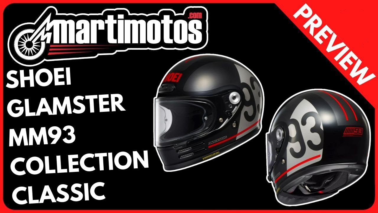 セキュリティ・セーフティ SHOEI Glamster MM93 CLASSIC Shoei Goes Retro With New Glamster MM93 Collection Classic