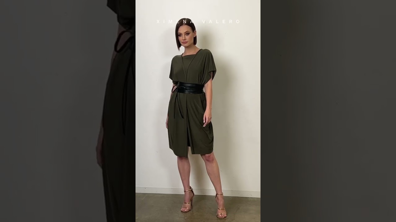 The Gadfly Dress by Fashion Designer Ximena Valero   One dress many ways to wear it.