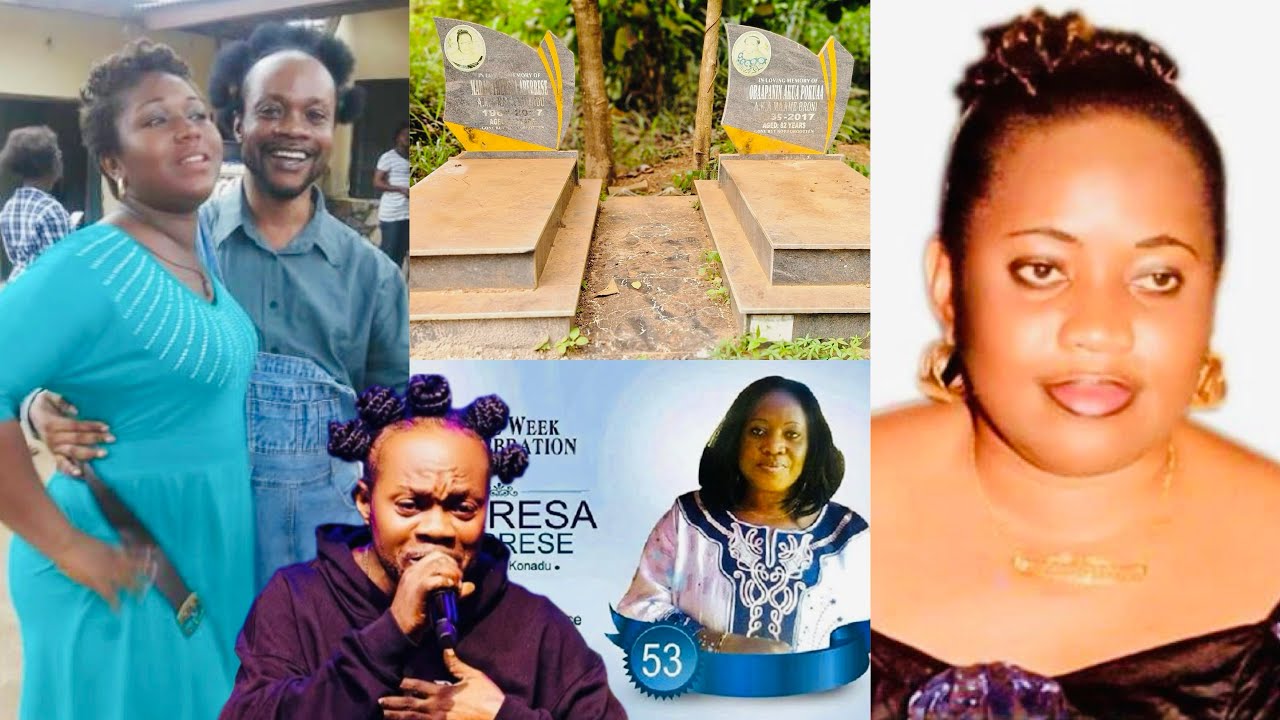 OMG😭We visits Daddy Lumba’s Girlfriend Theresa Abebrese & Mother Maame Broni Burial Place, Shock😳