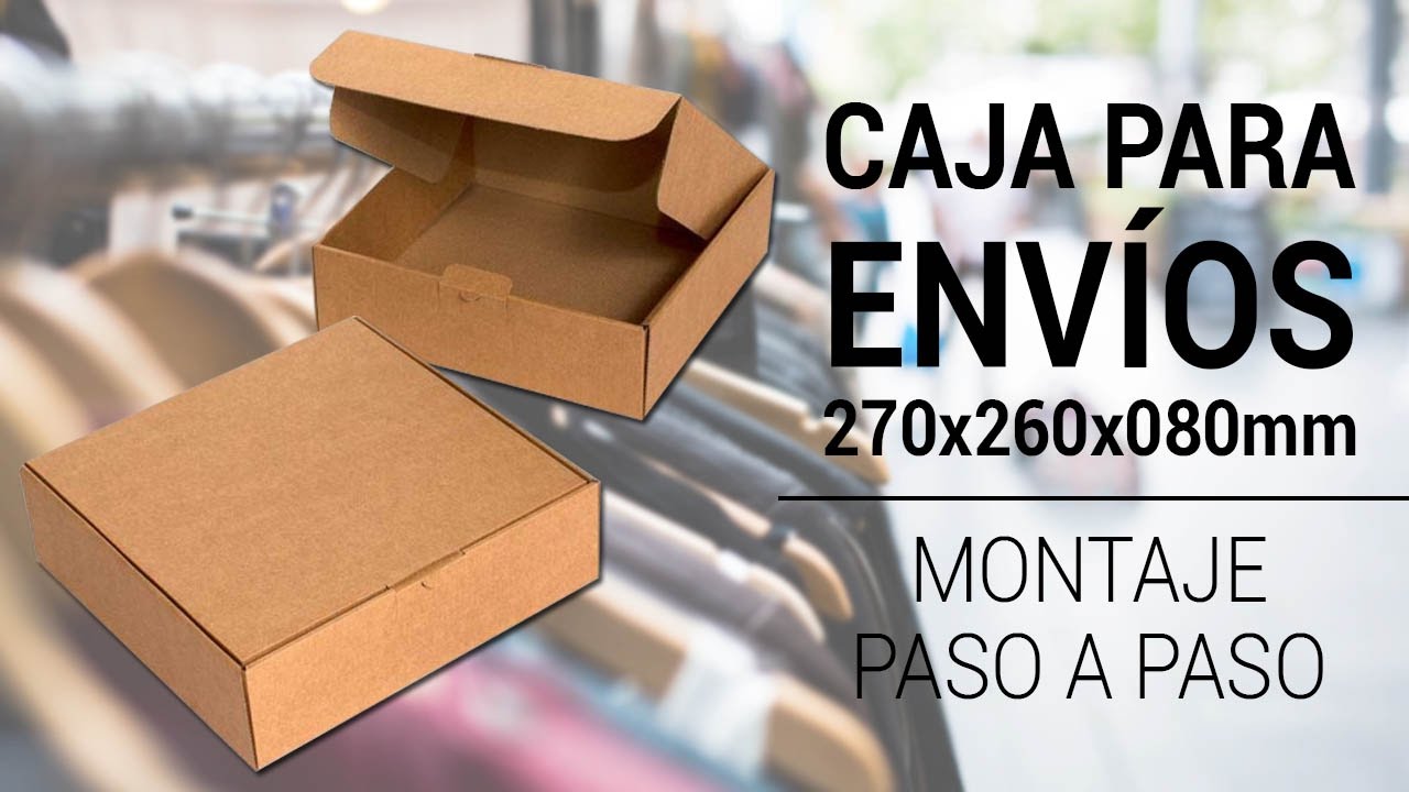 CAJA PARA ENVÍOS 270X260X080MM 