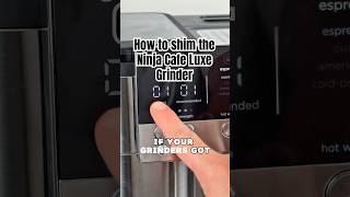How to shim your Ninja Cafe Luxe grinder if you’re struggling to go fine enough #ninjaluxe #luxecafe