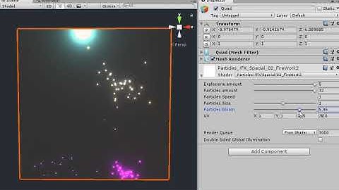Unity 無粒子煙火效果