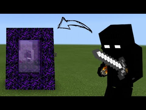 HOW TO MAKE A NULL PORTAL - MINECRAFT
