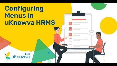 Configuring Menus in uKnowva HRMS #uknowvahrms #hrsolutions #tutorial