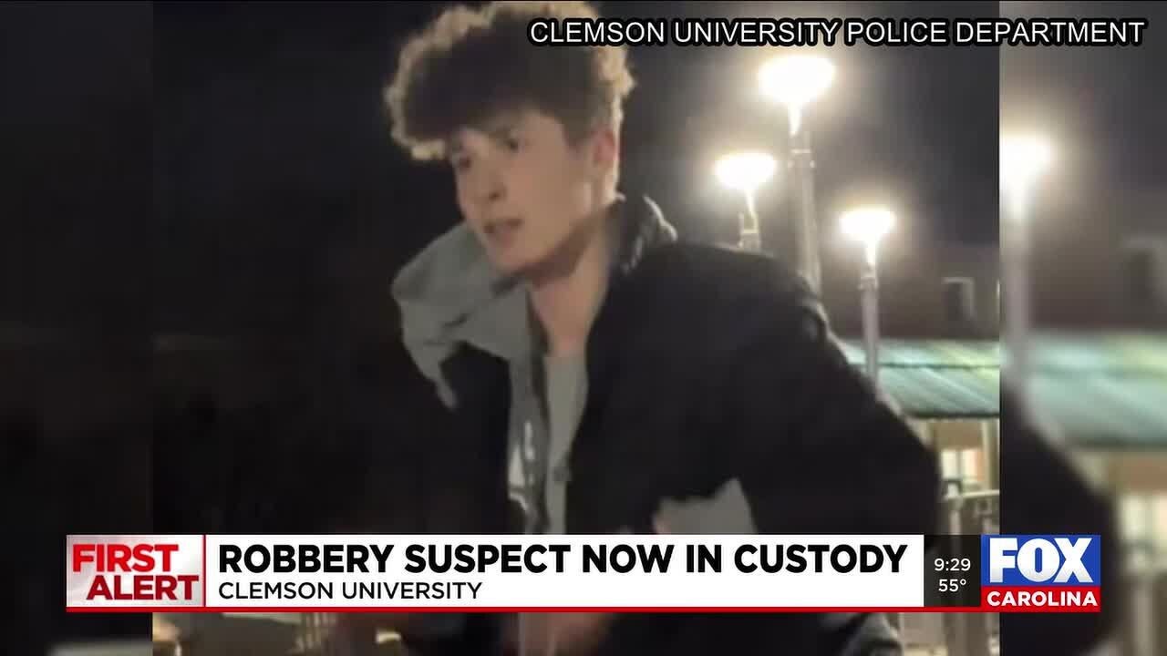 Suspect who assaulted, robbed Clemson student in custody, police say