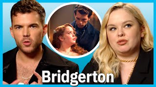 BRIDGERTON stars Nicola Coughlan \u0026 Luke Newton talk jealousy, confidence, love \u0026 more | TV INSIDER