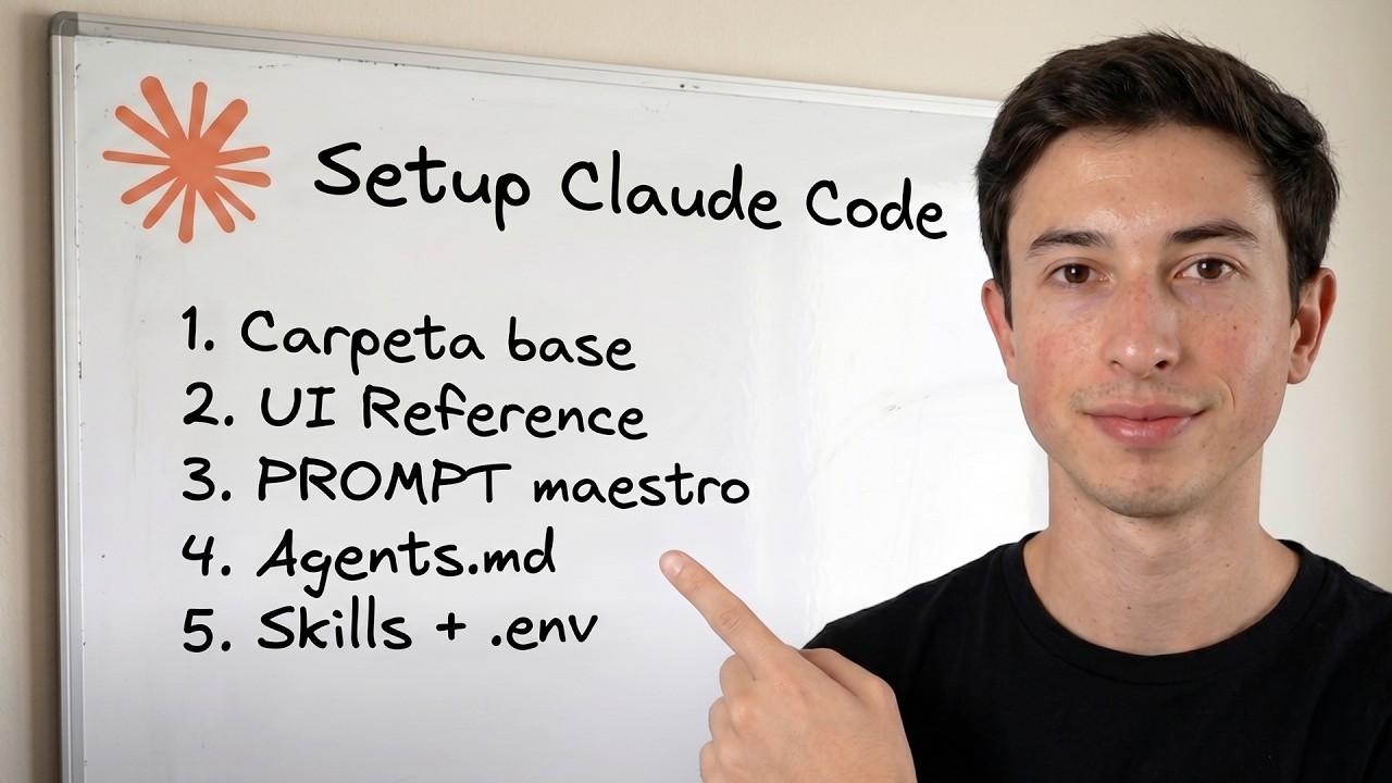 Este es el SETUP que uso en Claude Code antes de Crear una APP de IA ...