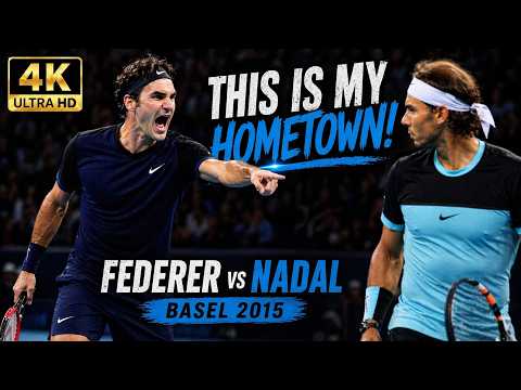 Roger Federer vs Rafael Nadal - Basel Final 2015 ● 4K Highlights