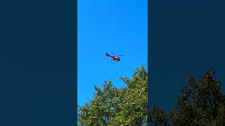 Helicopter in flight, Hattiesburg, Mississippi, USA 10:34 AM 8/22/2023