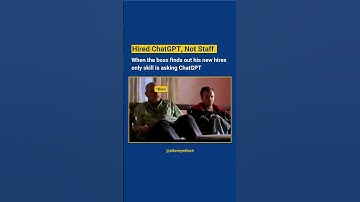 Boss Realizes New Hire Only Knows ChatGPT