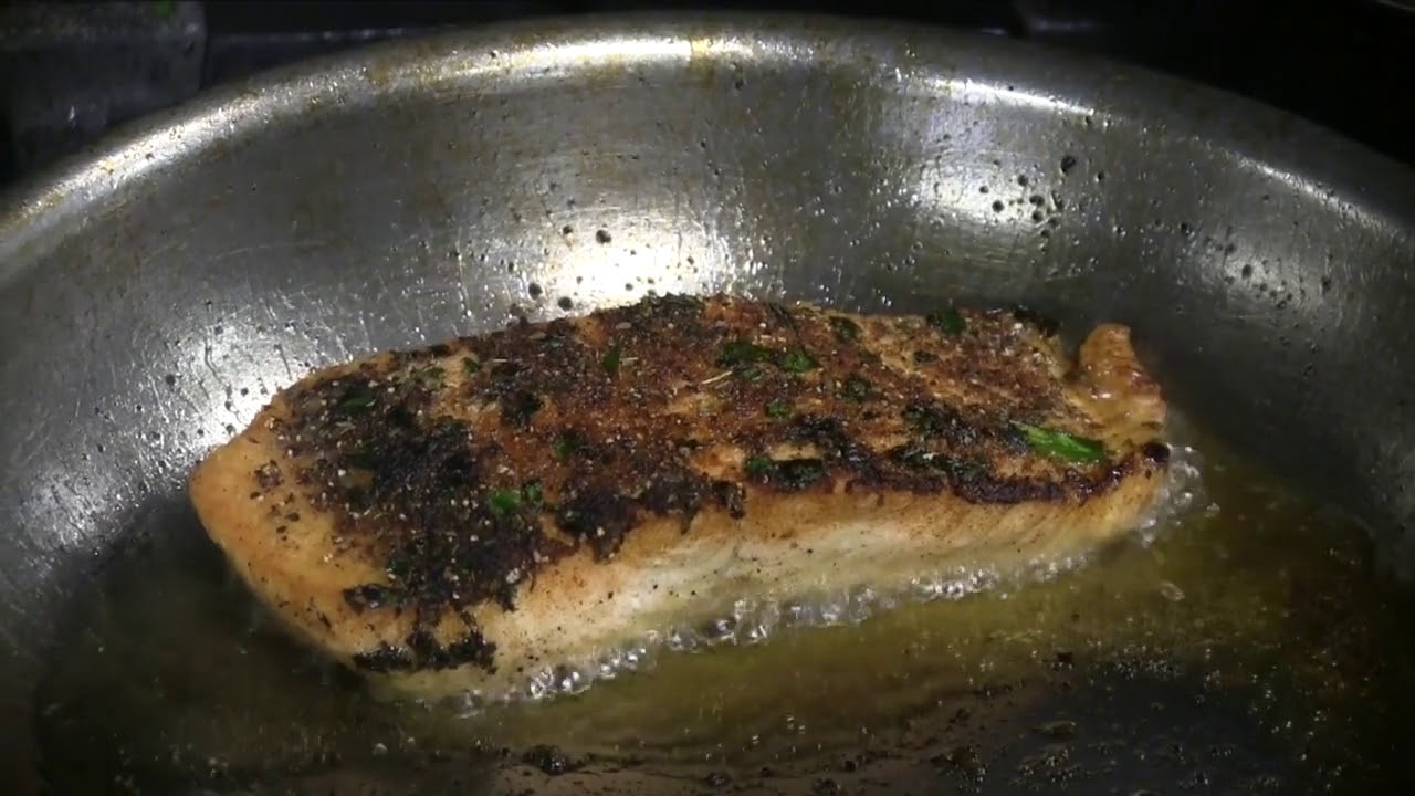 Blackened Salmon, with chef Marco Barbaro