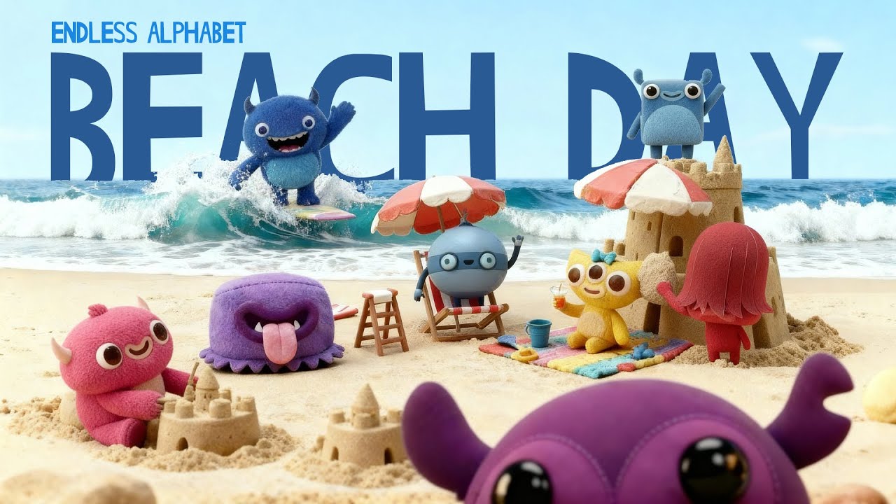 A Day at the Beach | Endless Alphabet Adventure Vol.2 - YouTube