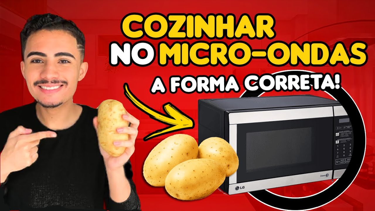 Como Cozinhar Batata no Microondas Da Maneira Correta - Batata Recheada Microondas
