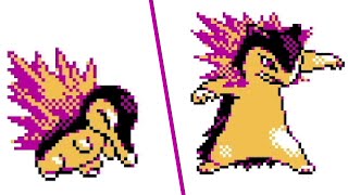 Shiny Cyndaquil in Pokemon Silver after 2,045 soft resets (Fire Monotype #1)