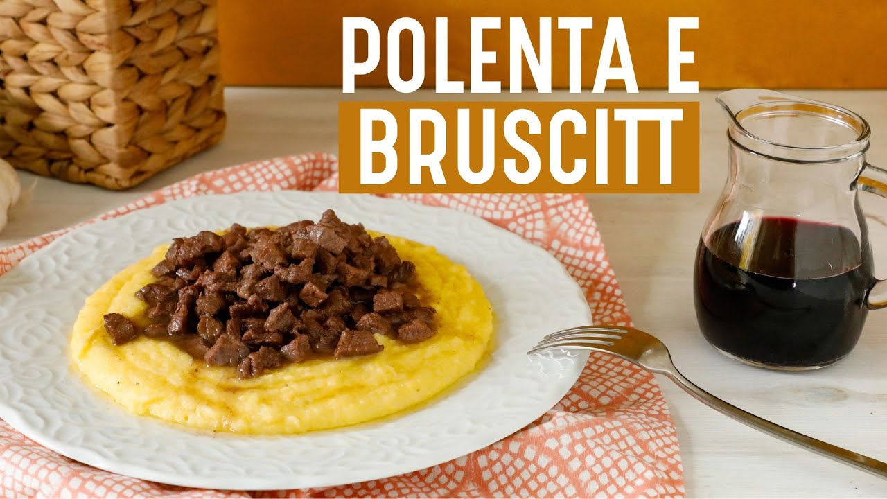 Polenta e Bruscitt | Ricetta originale | Chef Deg