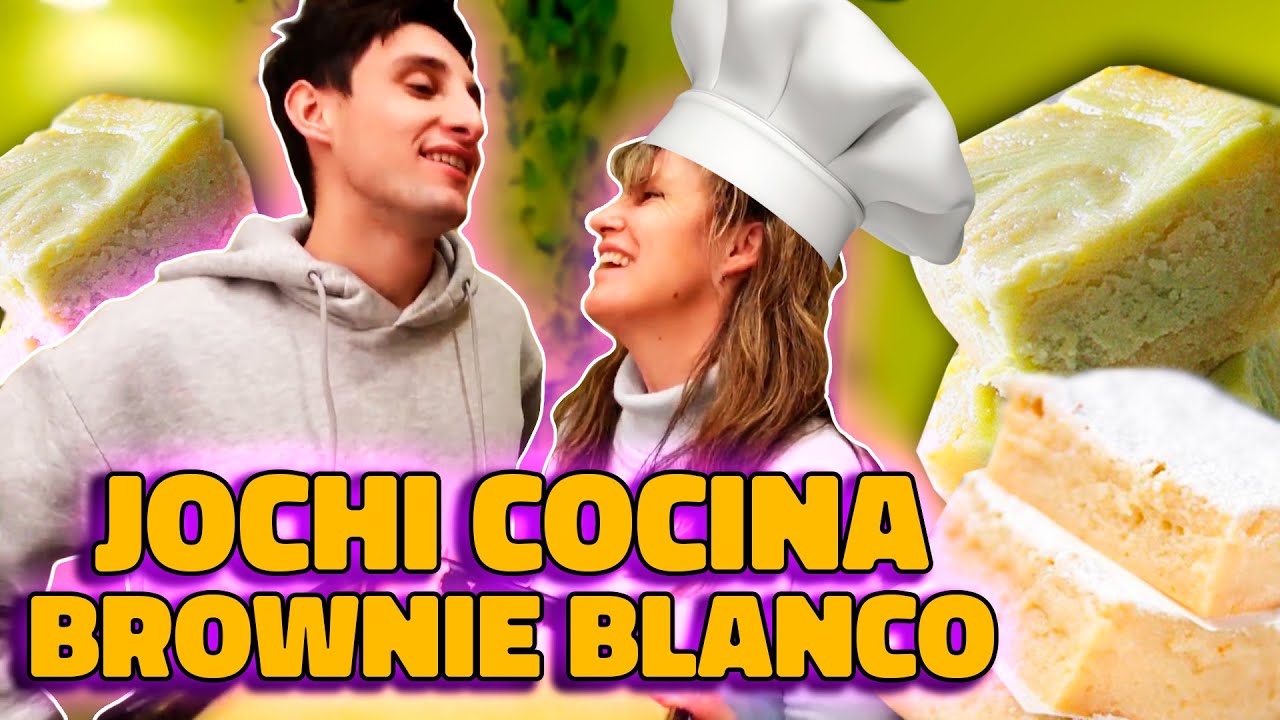 Hicimos ¿¿¿BROWNIE BLANCO??? 😲👩🏻‍🍳 - JOCHI COCINA
