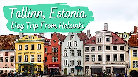 TALLINN, ESTONIA Day Trip -- Taking the Ferry from...