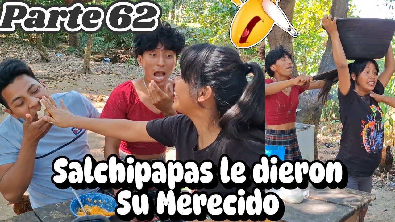 💔Le roban toda la Comida ala Chorisa😱Salchipapas Resibe Su Merecido😭