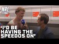 Joey impressed by Jack Bostock's physique: In the Sheds | NRL on Nine