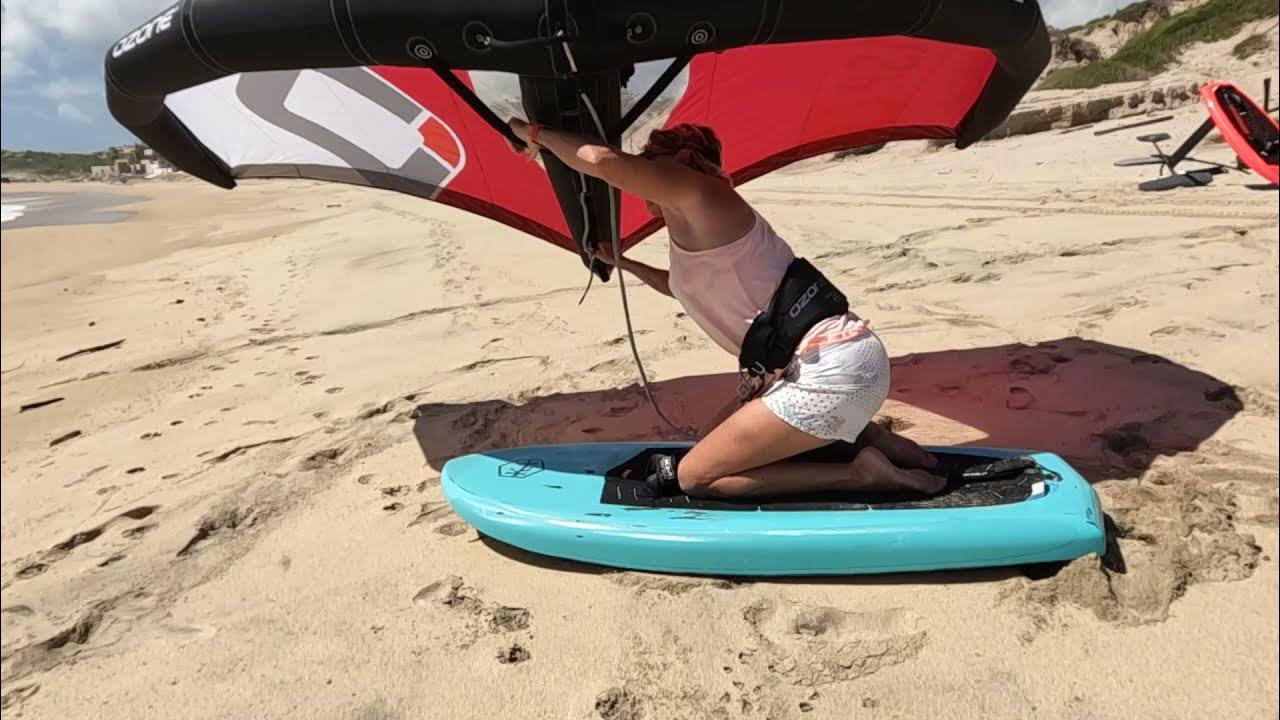 The Basics of Getting Up on a Wing Foil Board YouTube
