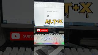 Medical Symbol Shortcut Keys in Ms Word | Easy Tricks ♿ #please_subscribe_my_channel #like #shorts