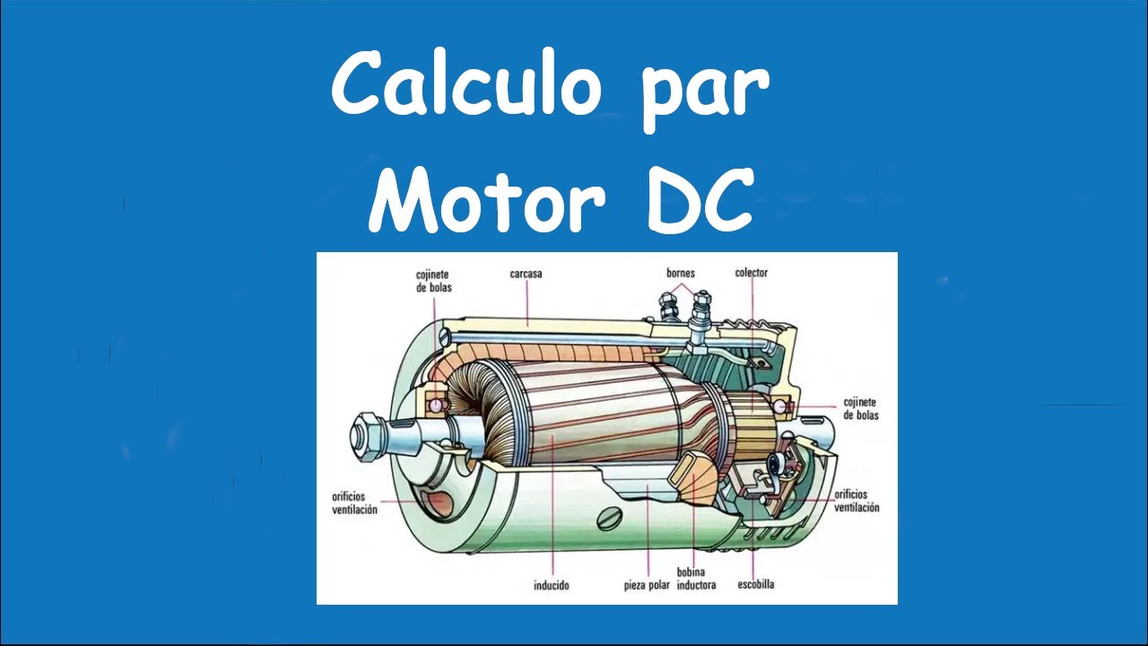 Calculo del par interno de  un  motor  de  corriente continua 