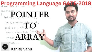 Pointer to Array | C Programming | GATE