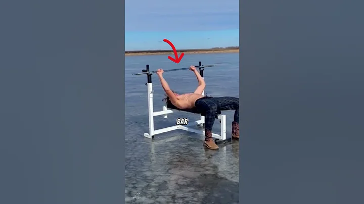 He Built A Gym Using Only Ice