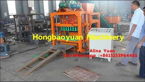 QTJ4 28 automatic paver brick making production line