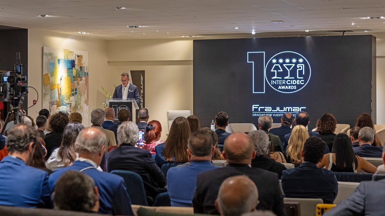 Entrega de Premios de los Premios Internacionales de Diseño de Entornos Contract InterCIDEC 2025.