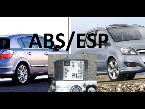 Jak Wykręcić, Wymienić Pompę ABS/ESP - Opel Astra H, Zafira B - C0131