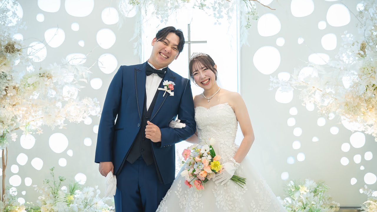 【結婚式エンドロール】一生に一度の晴れ舞台！やっと夢が叶いました！！