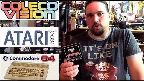 3 More Ways to DONKEY KONG: Colecovision, Atari 7800, Commodore 64