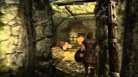 The Elder Scrolls V Skyrim - First melee combat gameplay