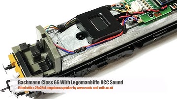 Bachmann Class 66 With Legomanbiffo Sound And An Easy To Install Megabass Speaker