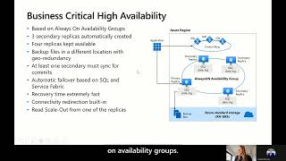 Azure SQL Database High availability & Disaster recovery By Roberto Bustos & Emily Lisa