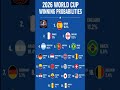 📊 2026 WORLD CUP ODDS ARE IN 🏆