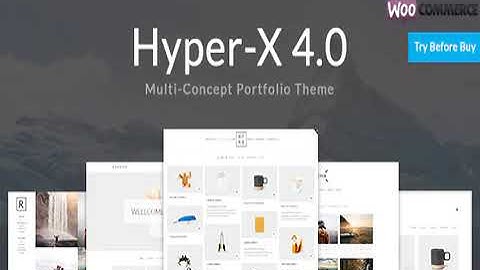 HyperX - Responsive Wordpress Portfolio Theme Full Download 2021