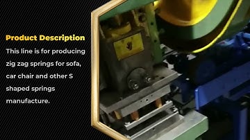 Zig Zag Sofa Spring Making Machine | XINSHENG MACHINERY