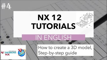 NX CAD Lessons for beginners: A Simple 3D model